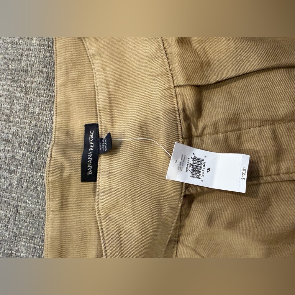 Banana Republic Women’s Cargo Utility Pants Size 12 Long NWT - Picture 3 of 5